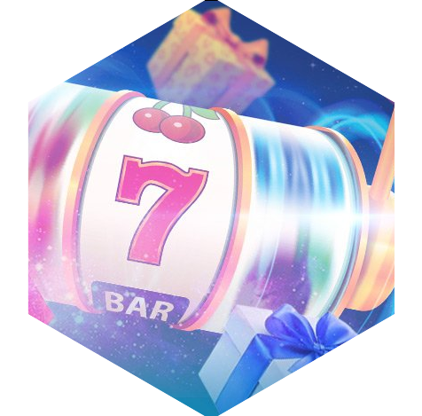 Rolling Slot Machine in a Diamond-Shaped Thumbnail